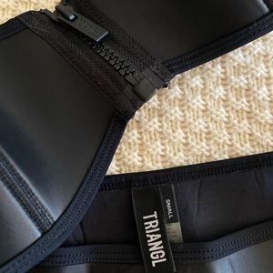 Triangl bikini set - black